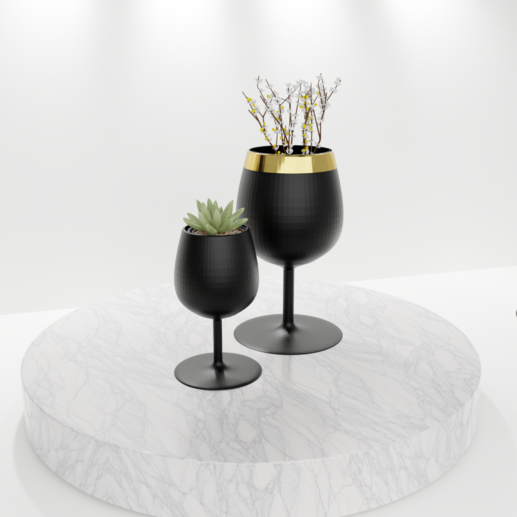 Modern Vase Wine Glass
