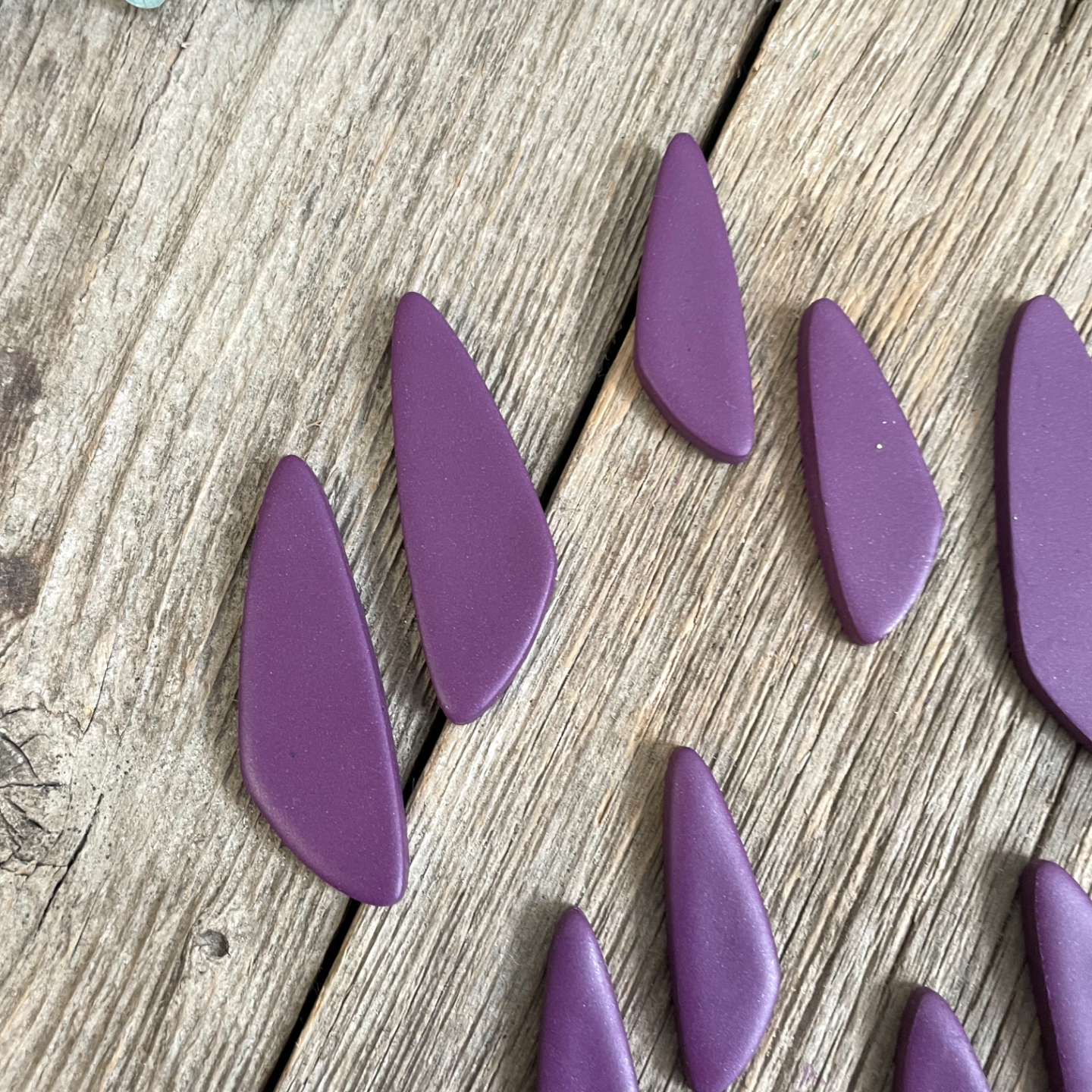 Thin Angled Drop Earring Cutters