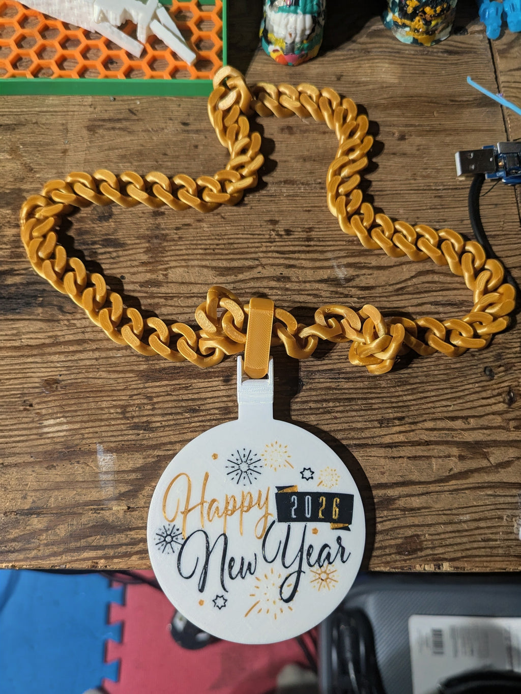New Years Eve 2026 Pendant/Chain