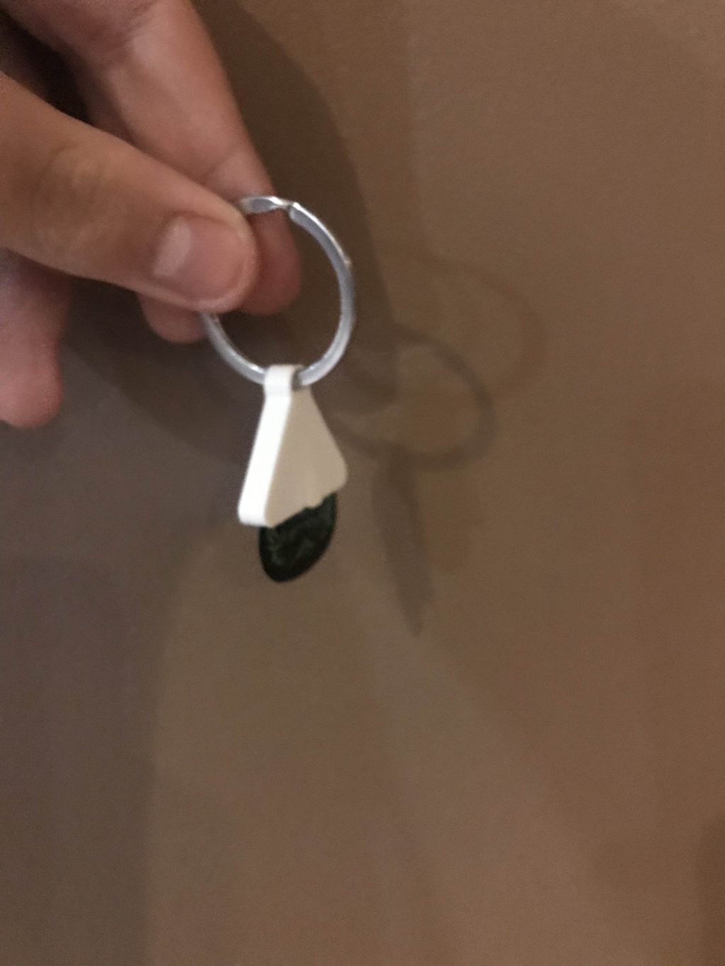 Keychane guitar pick holder