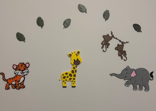 Cute Tiger Wall Decor for Nursery/Child Room
