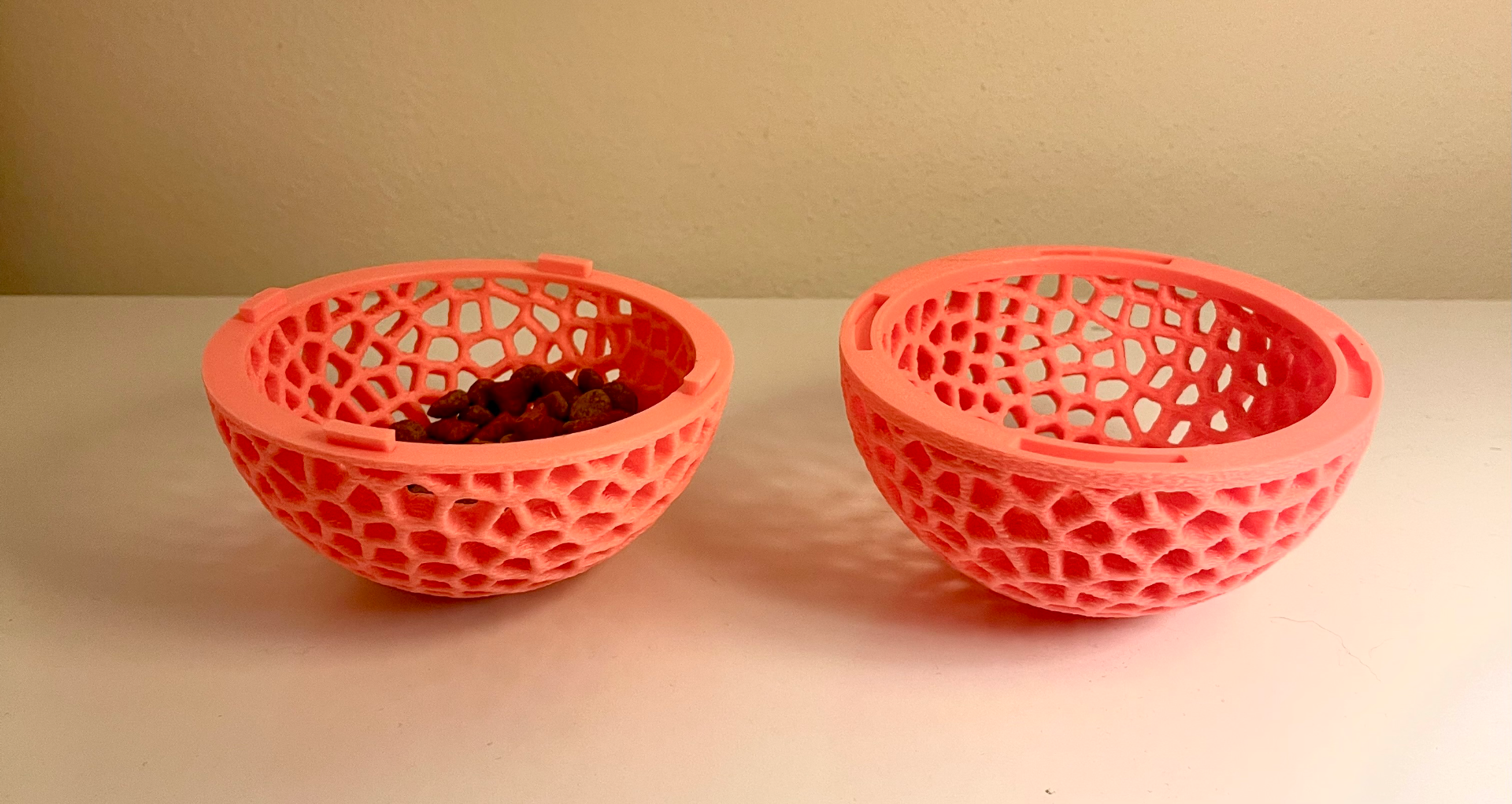 Cat snacks Voronoi ball