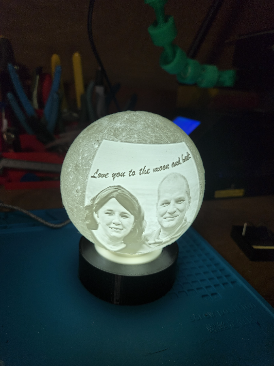 Lithophane Globe Base