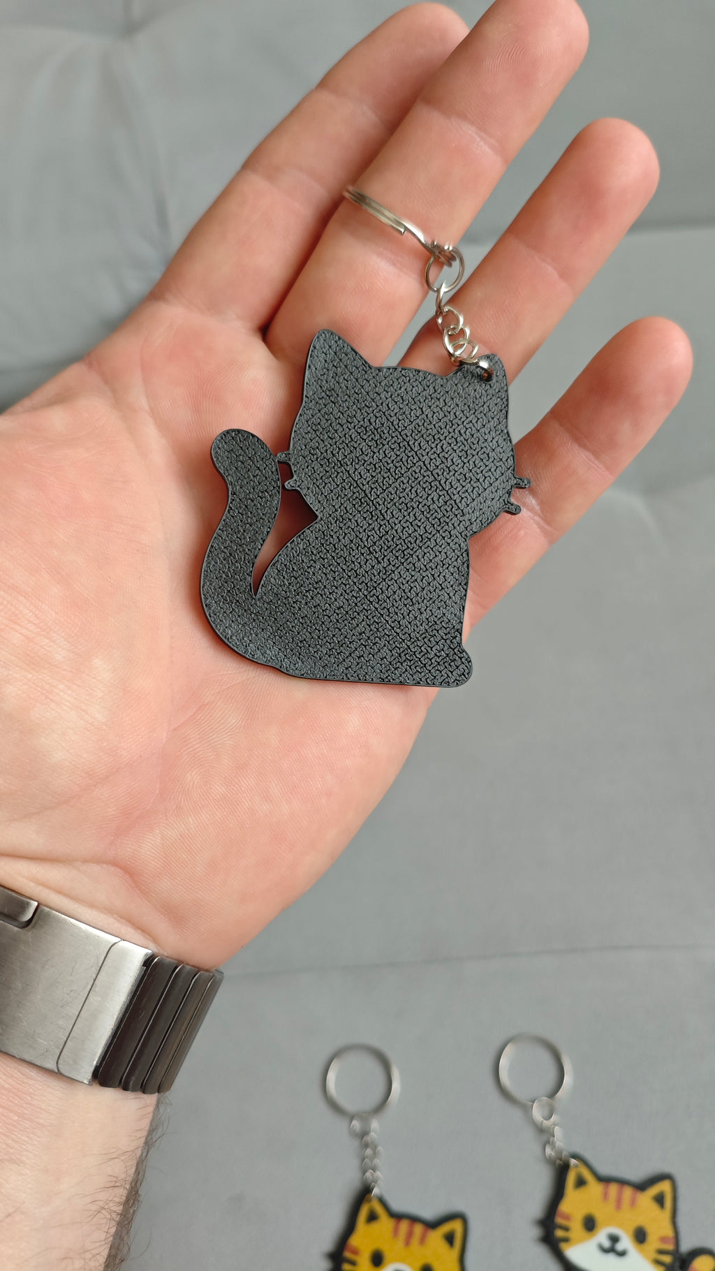 Cute Cat - Keychain