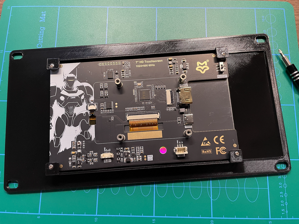 LUCKFOX 7” Touchscreen Mount for 10” Rack / KWS v2