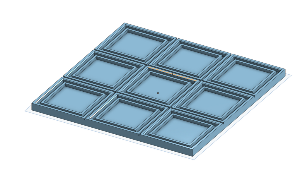 Paneled Ceiling or wall (for miniatures)