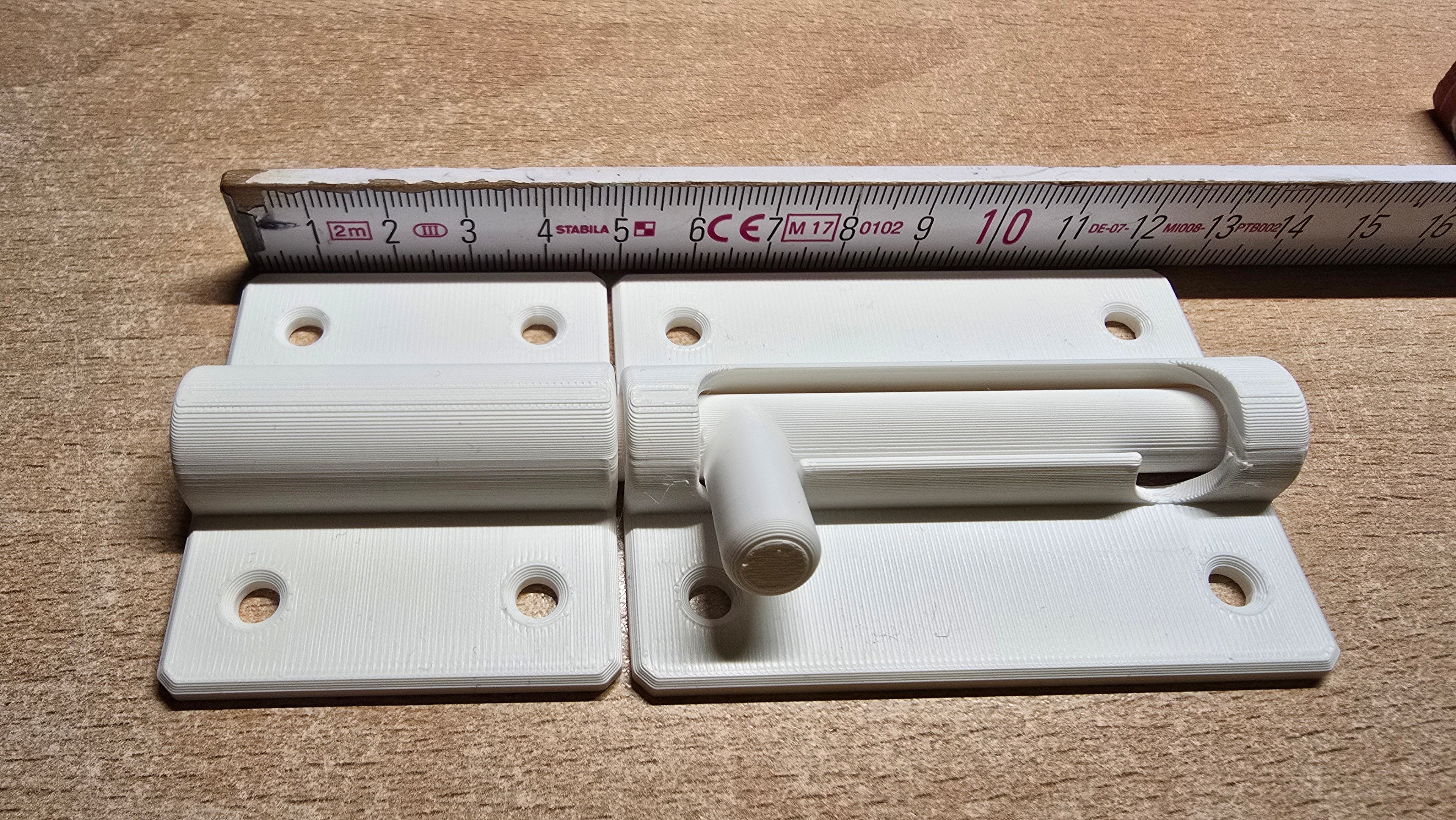 Türriegel mit Arretierung