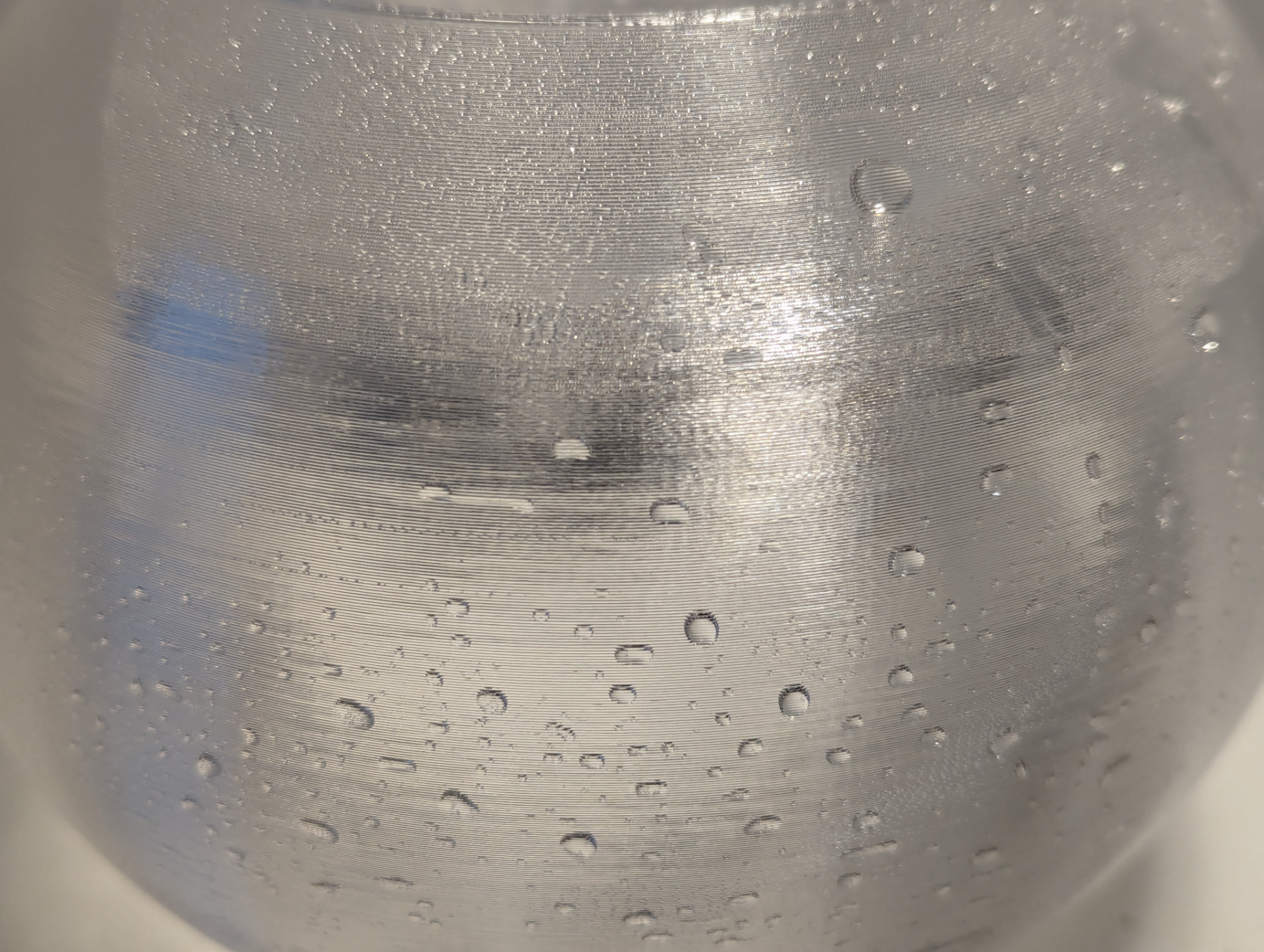 Transparent PETG fish bowl