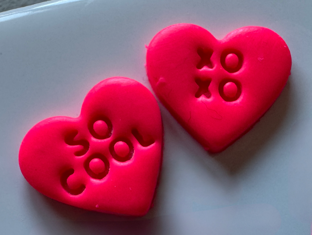 Valentine Conversation Hearts clay cutters *sharp*