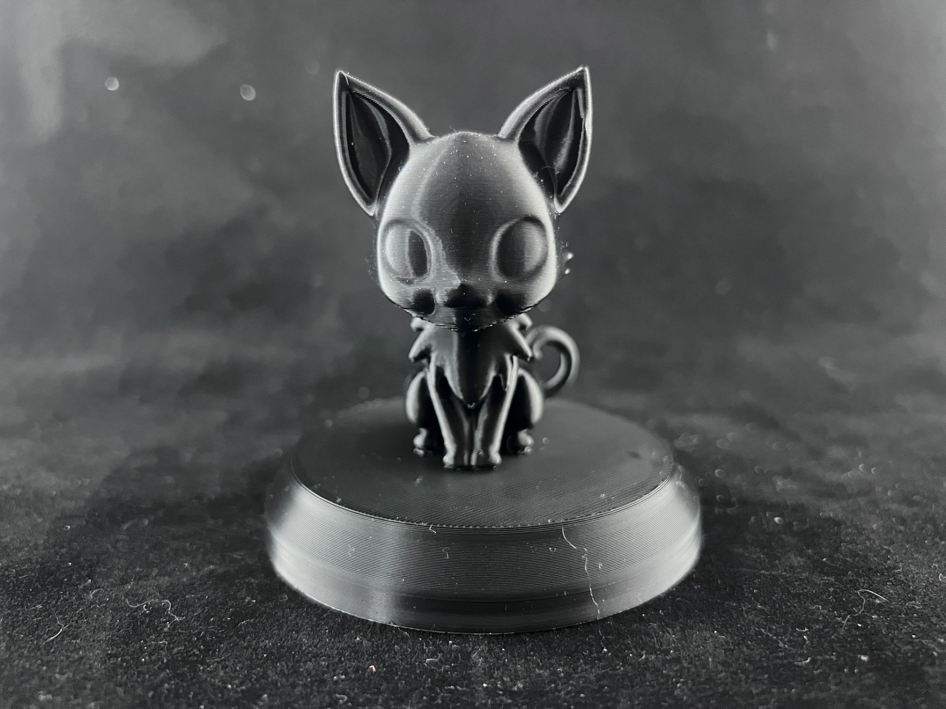 Cute Cat with Fuzzy Fur - Printmon Maker