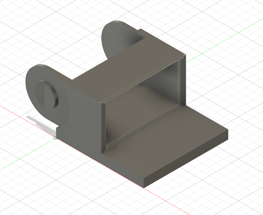 Skadis mount for cable chain