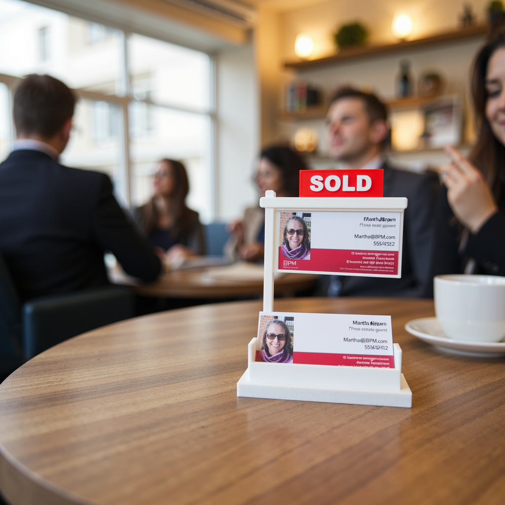 Real Estate Business Card Holder
