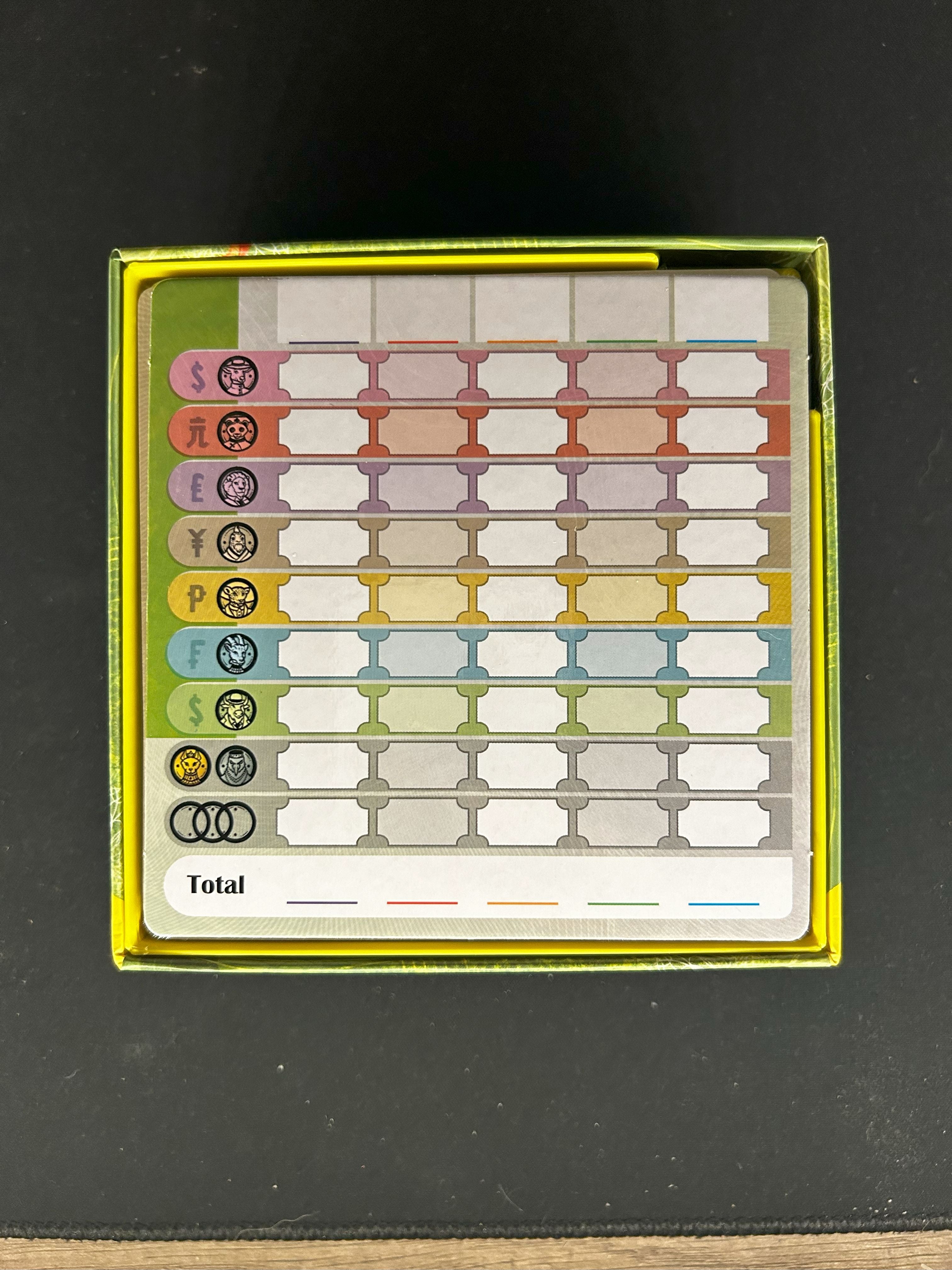 Money! Boardgame Insert