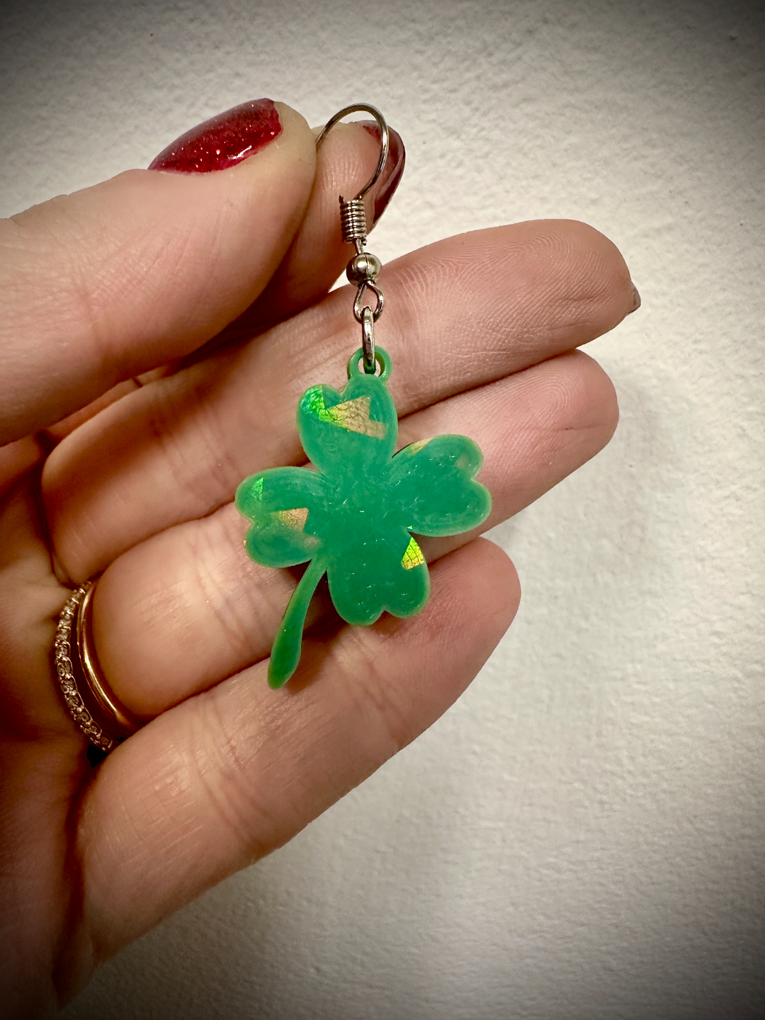 Shamrock Earrings - Free Commercial Use