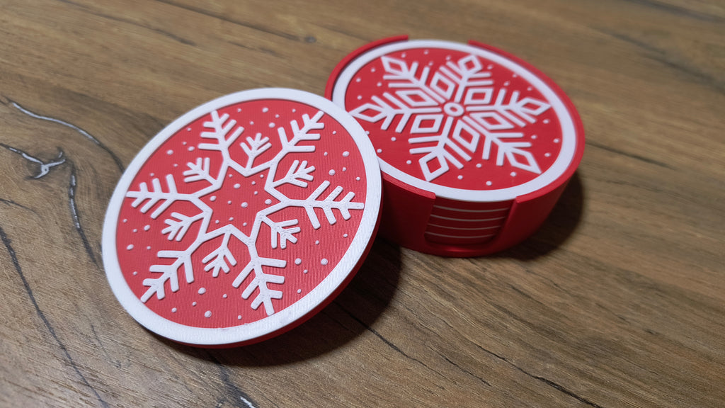 Christmas snowflake coaster (free to sell :D)