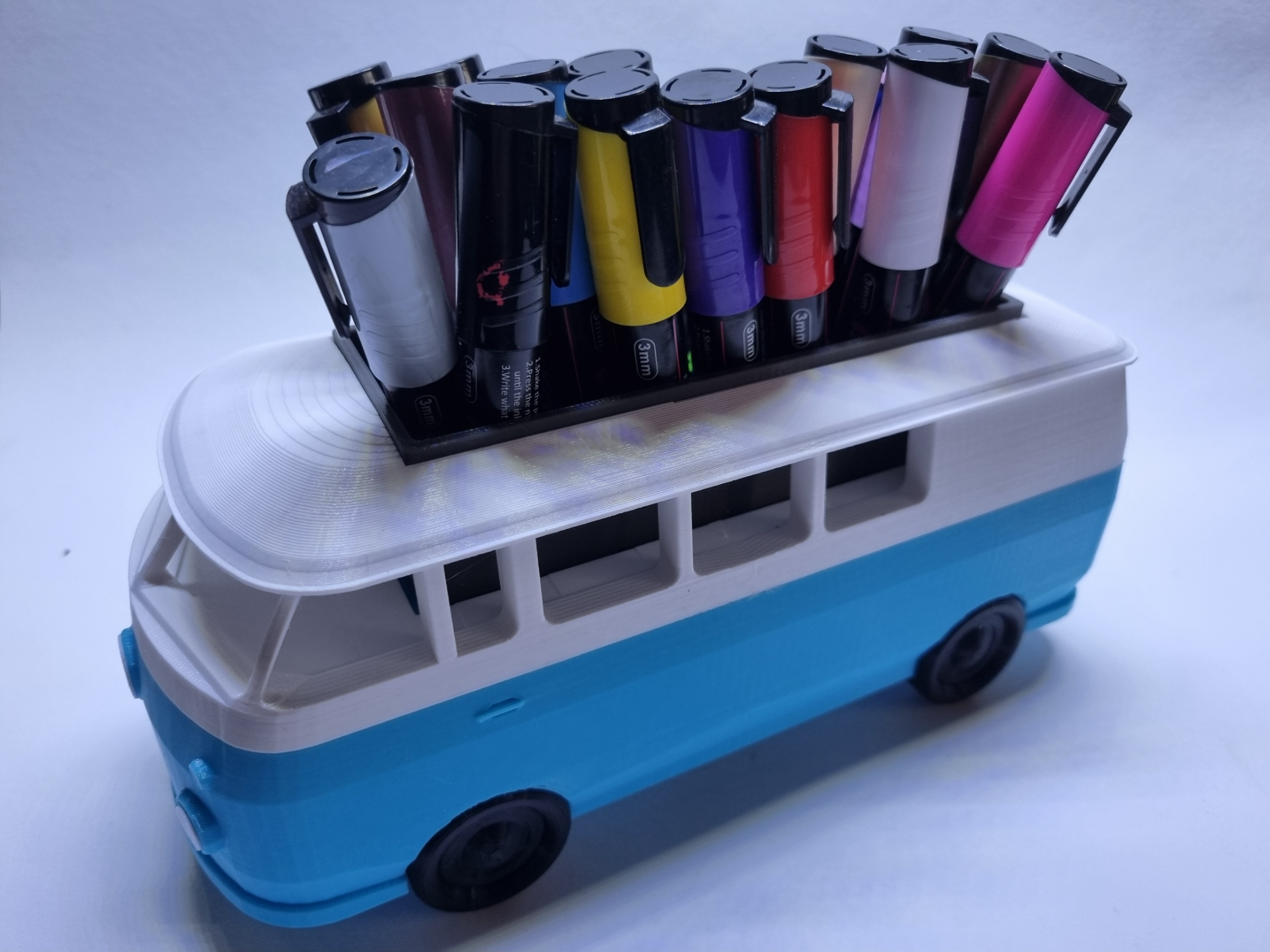 VW Bulli Bus Blumentopf (A1-Mini+)