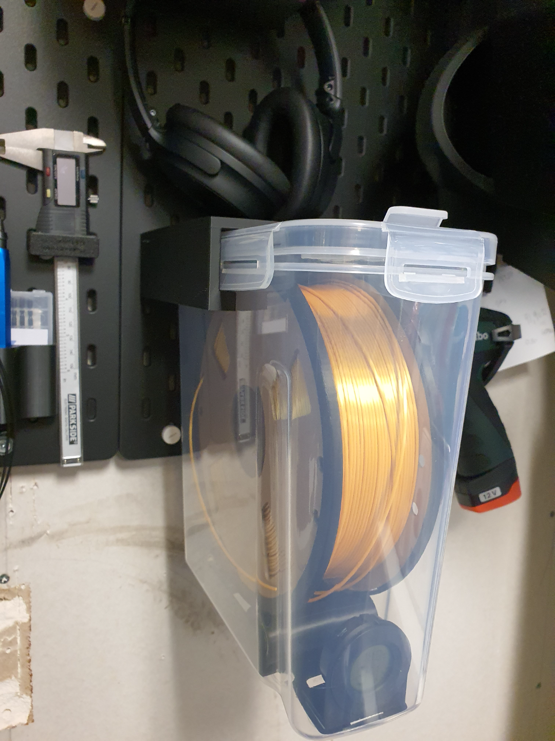Filament spool container IKEA Skadis