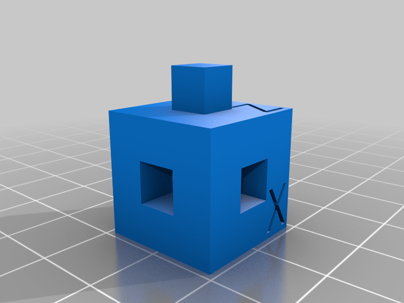 Calibration cube & kids counting interlocking block