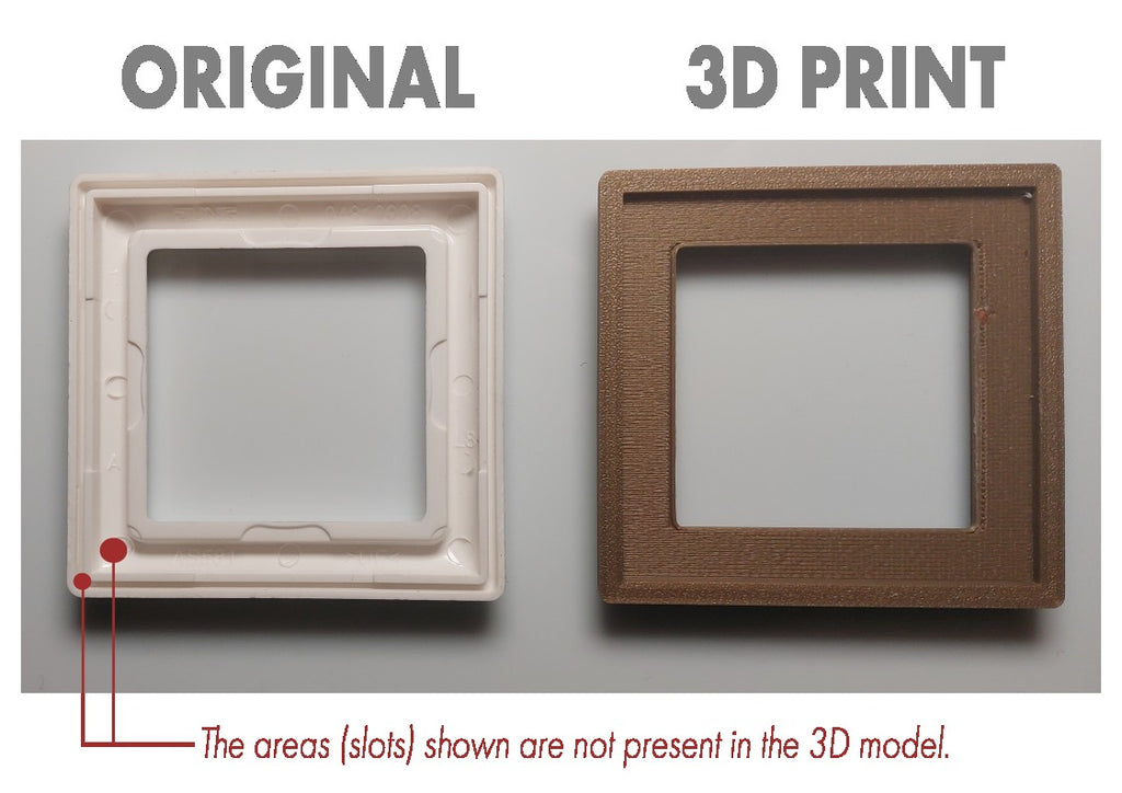 Jung Frame 1-gang AS 581 WW - Replacement part