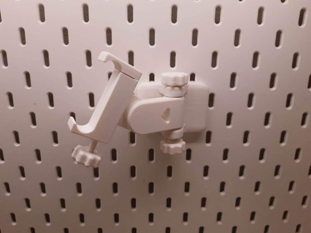 Adjustable Skadis phone mount