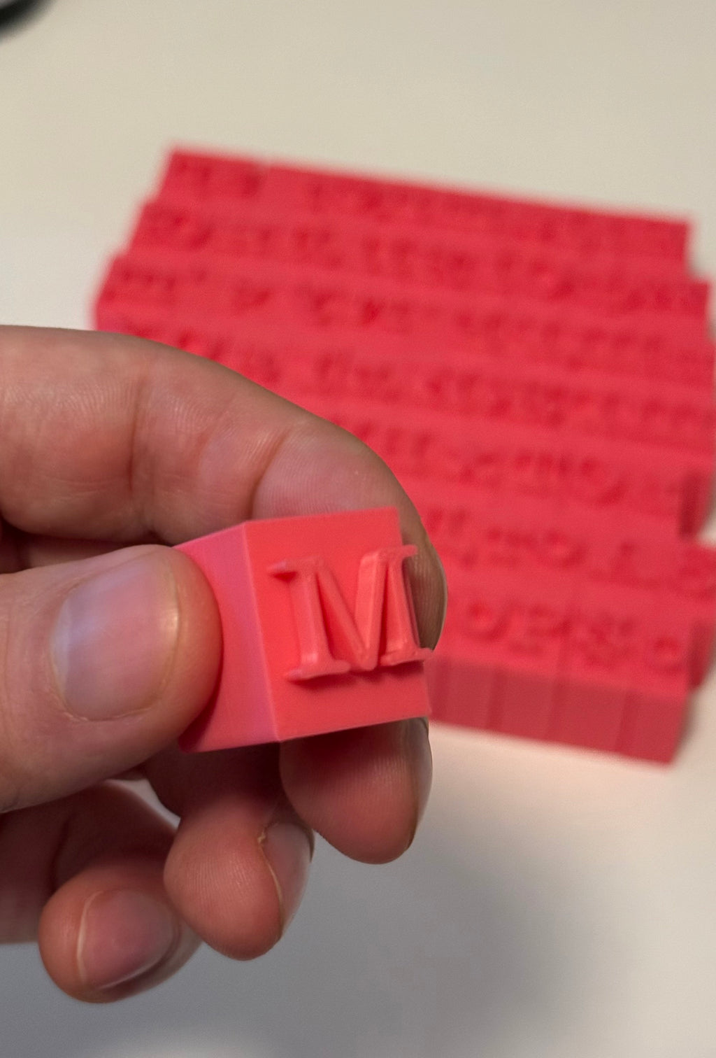Ukrainian Alphabet Letter Stamps for Pottery, Clay