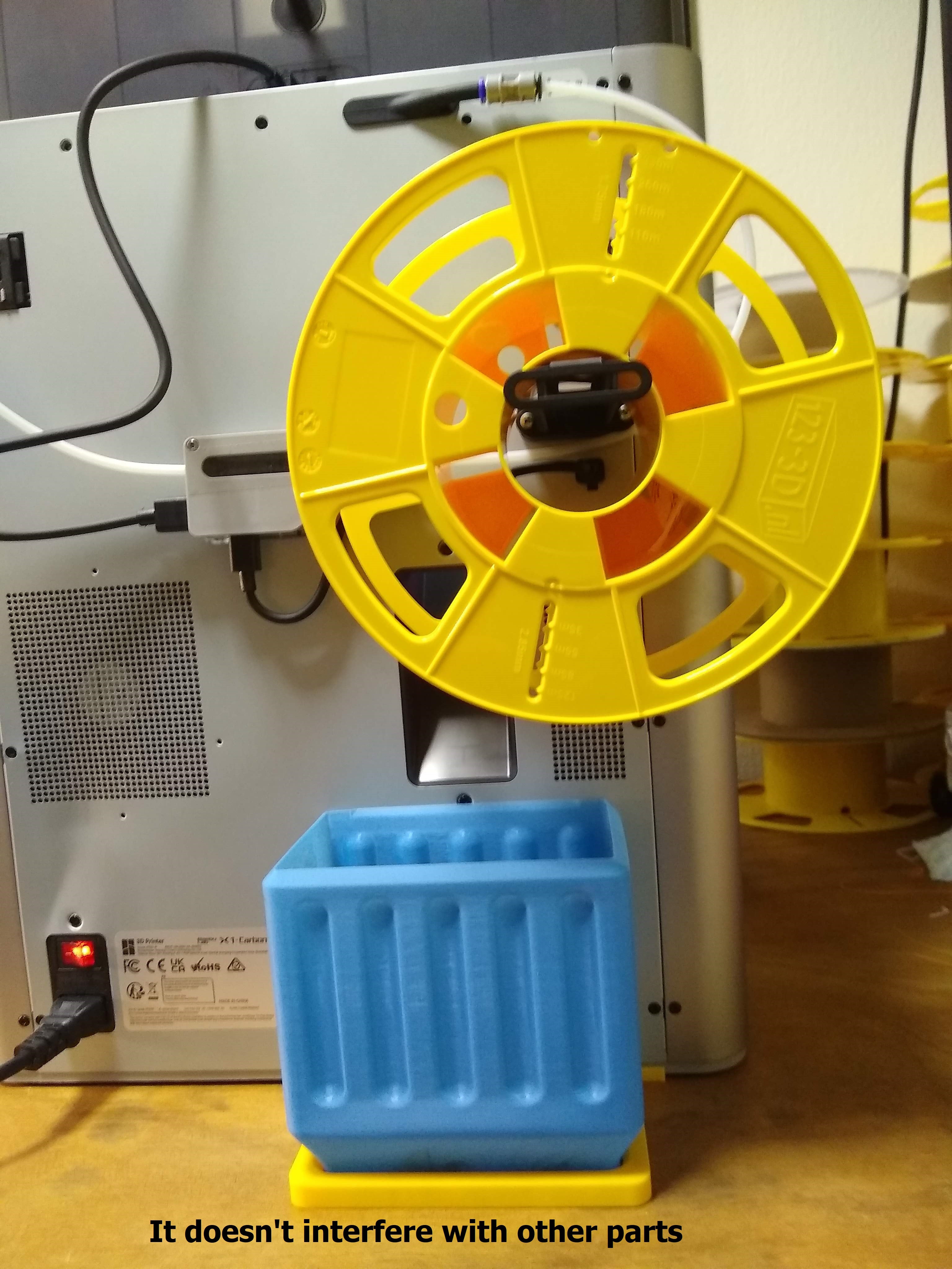Bambu Lab X1/P1 Purgebucket and holder , easy to use, fast and light print