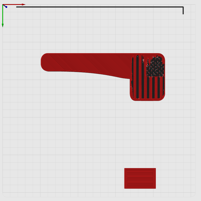 Mailbox Flag With American Flag