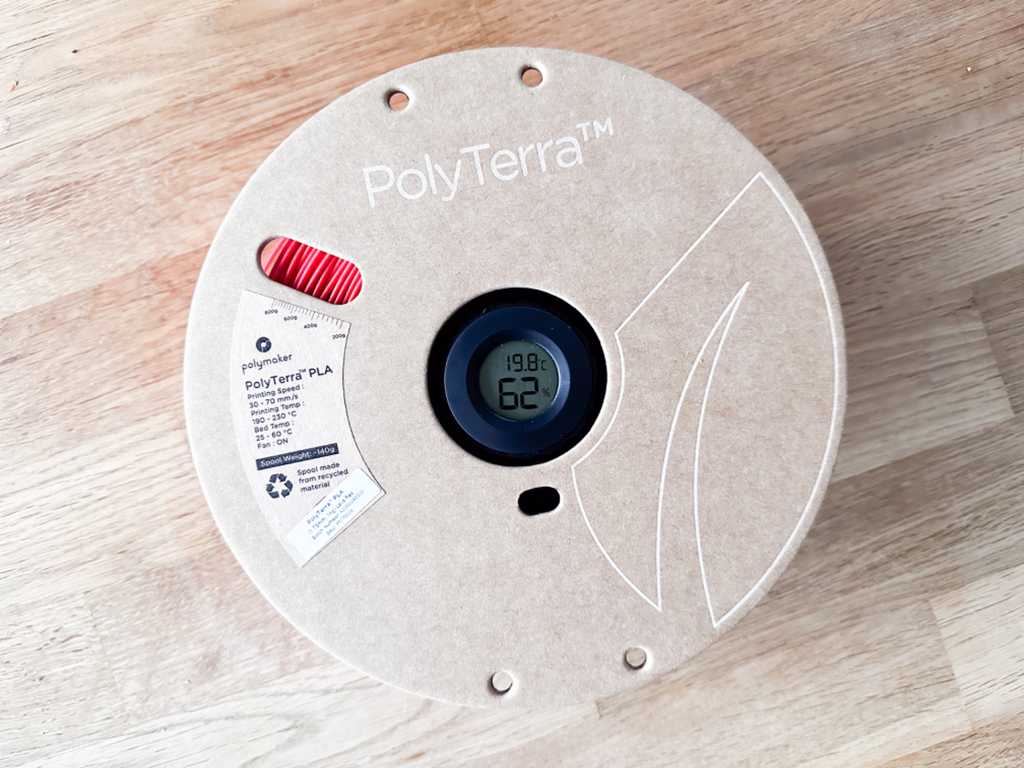 Silica Gel Spool Container + Hygrometer Cap