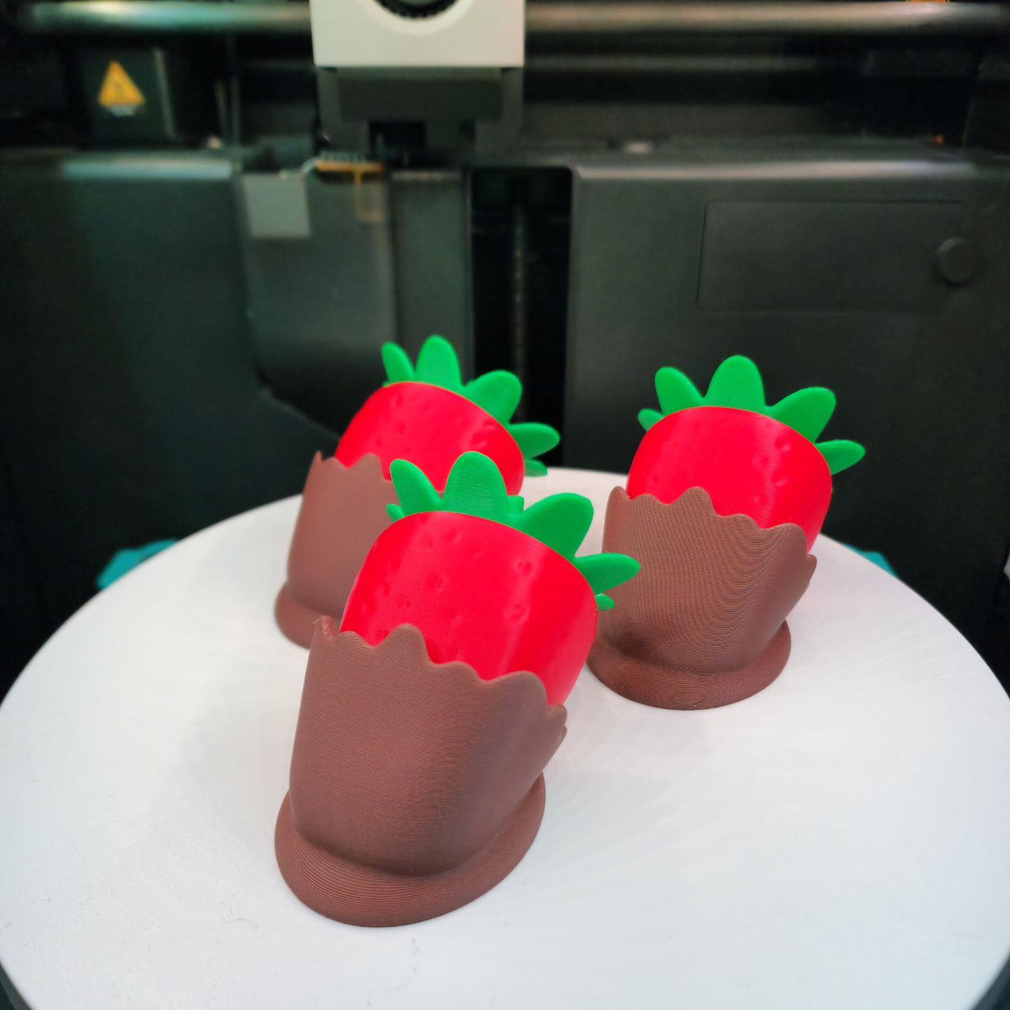 Chocolate Covered Strawberry Clicky Fidget