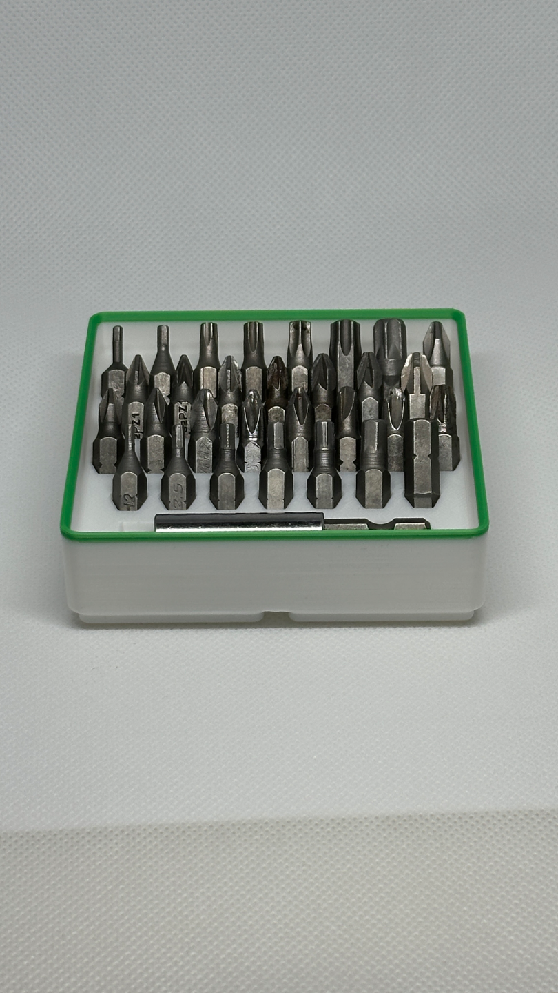 Gridfinity 2x2x3 Hex Bit holder