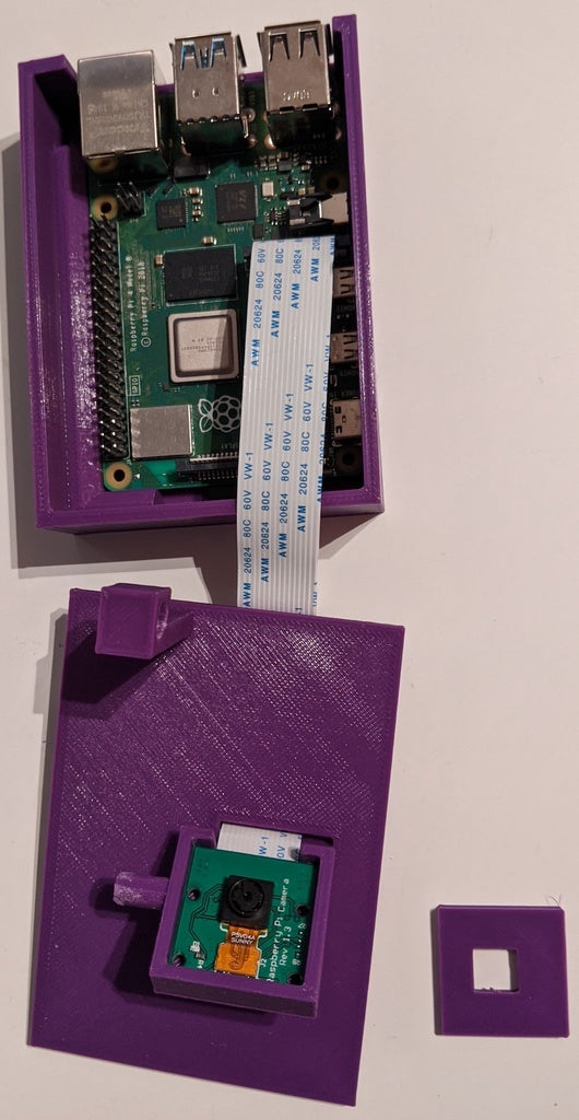 Case for Raspberry Pi 4 and Pi camera