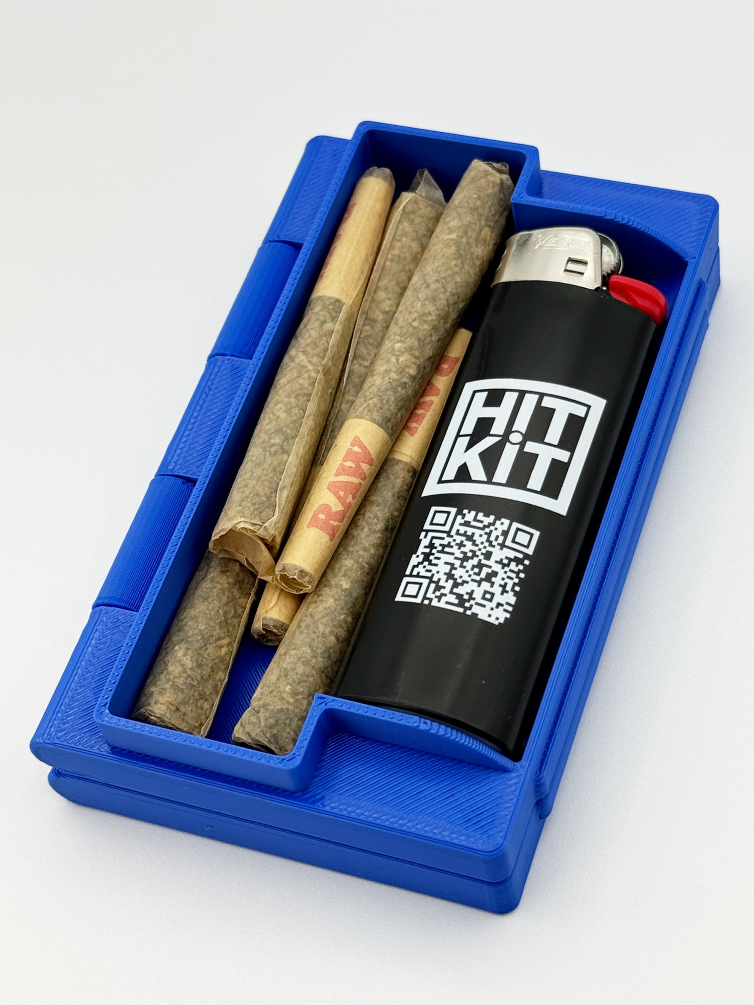 Tokédex- a clamshell cigarette/joint+ lighter case