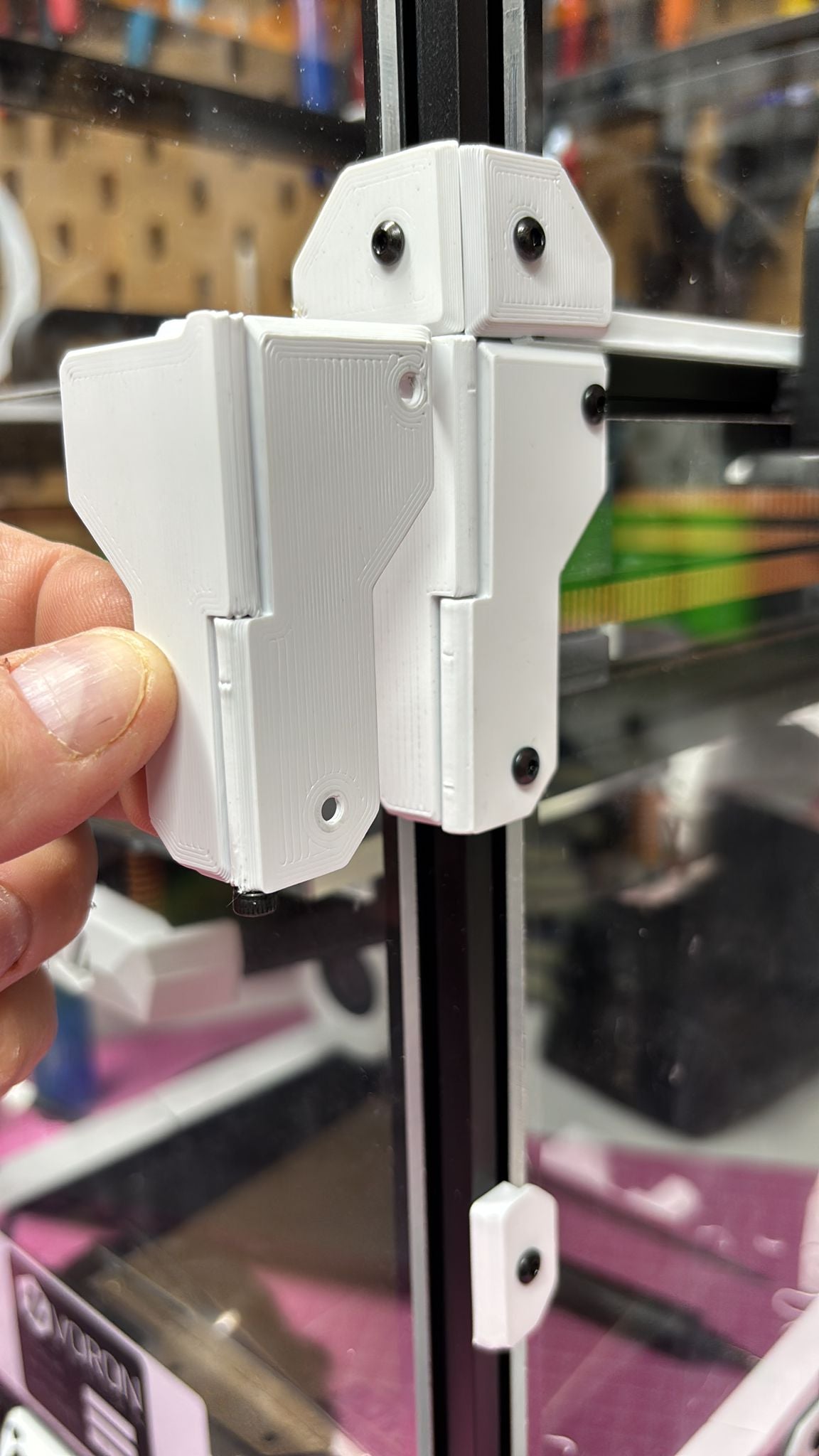 Voron 0.2 Pin Mod Door
