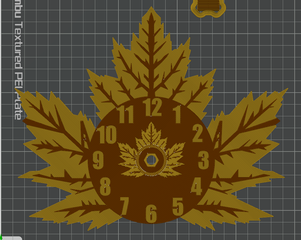 Ahorn Uhr