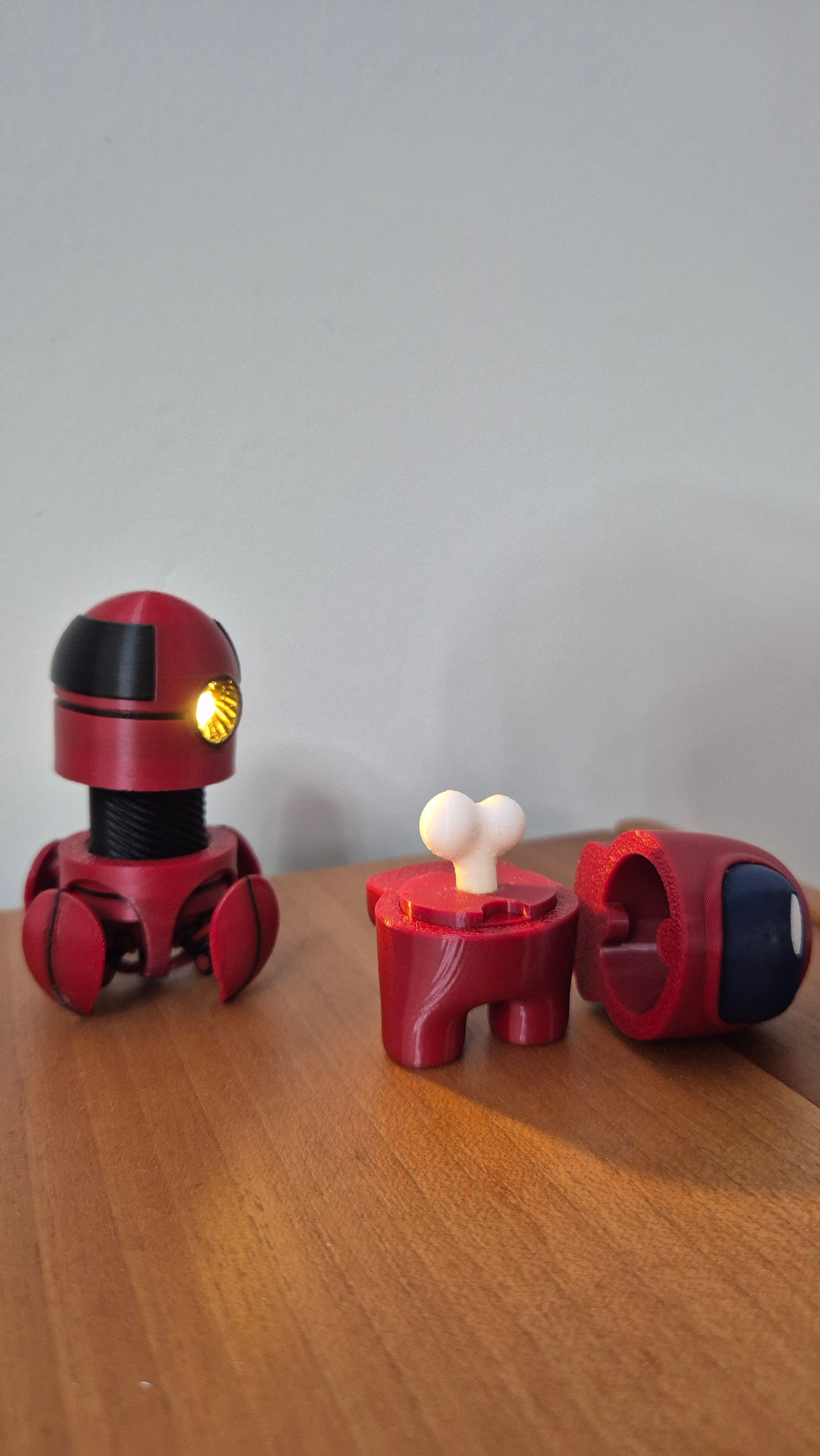 Mini robot with 5mm Led