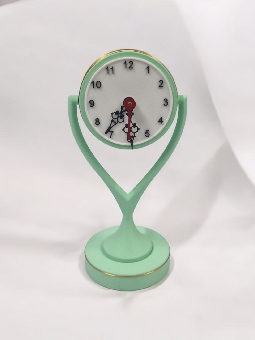 Elegant Desk Clock - contemporary Art Deco style