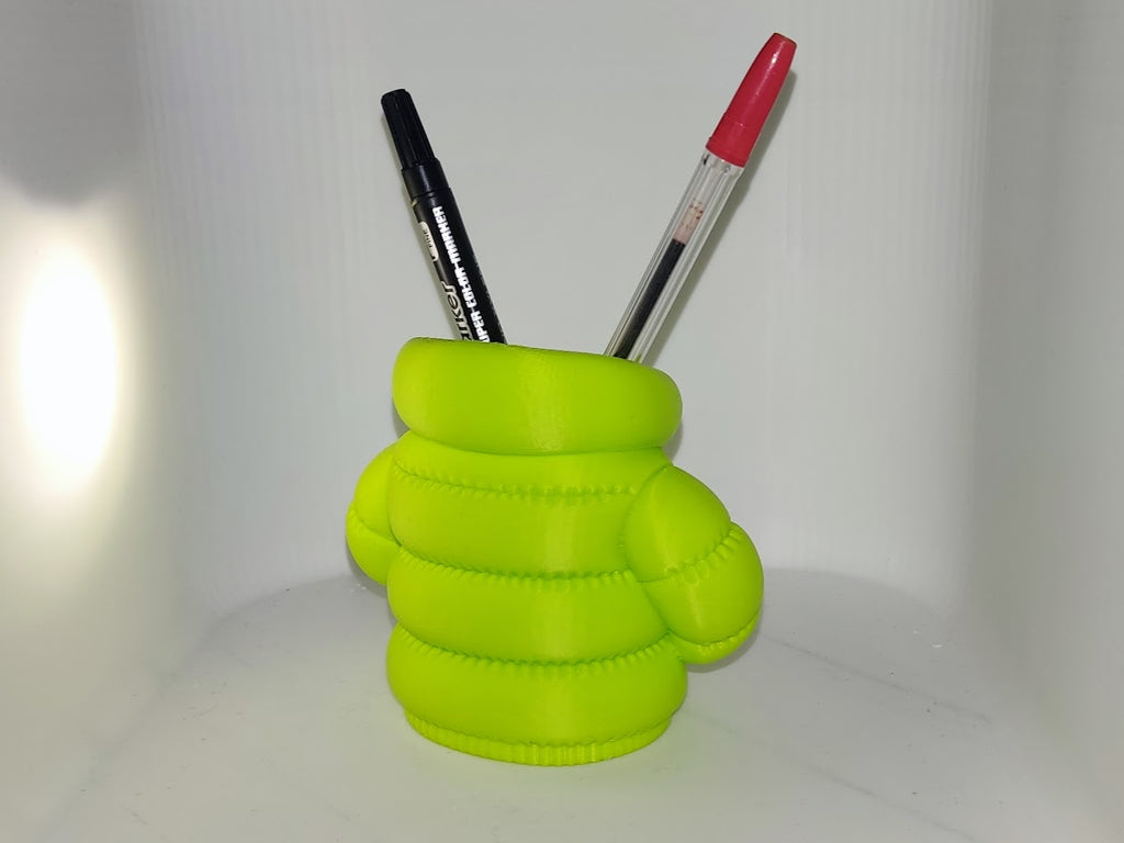 Puffer Jacket Pencil Holder