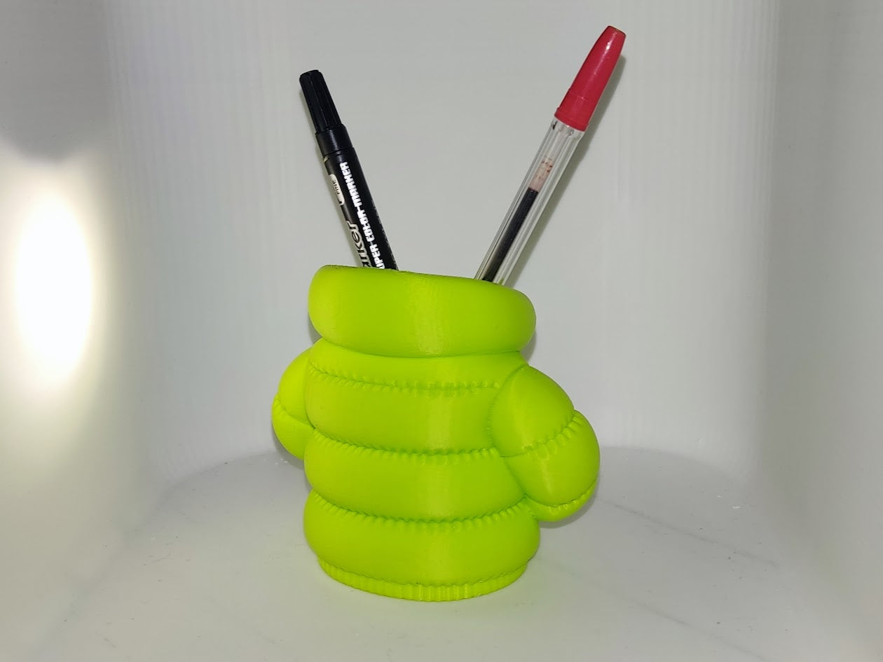 Puffer Jacket Pencil Holder