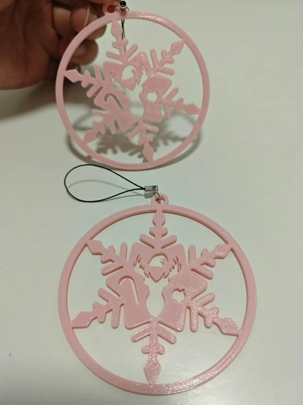 圣诞节雪花麋鹿挂饰