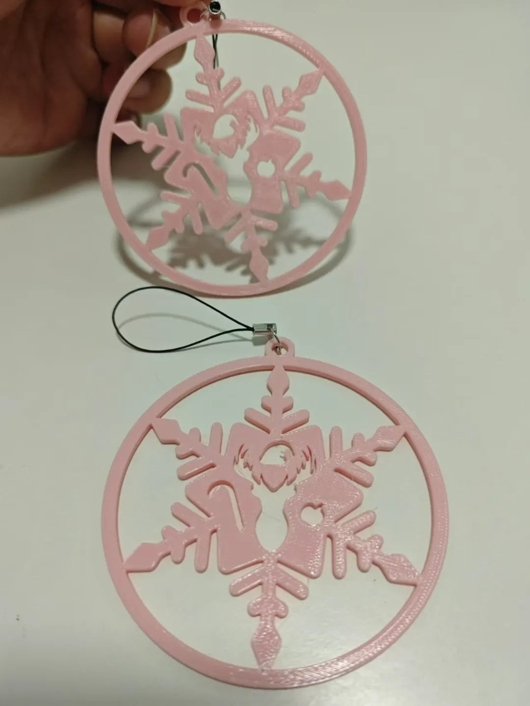 圣诞节雪花麋鹿挂饰