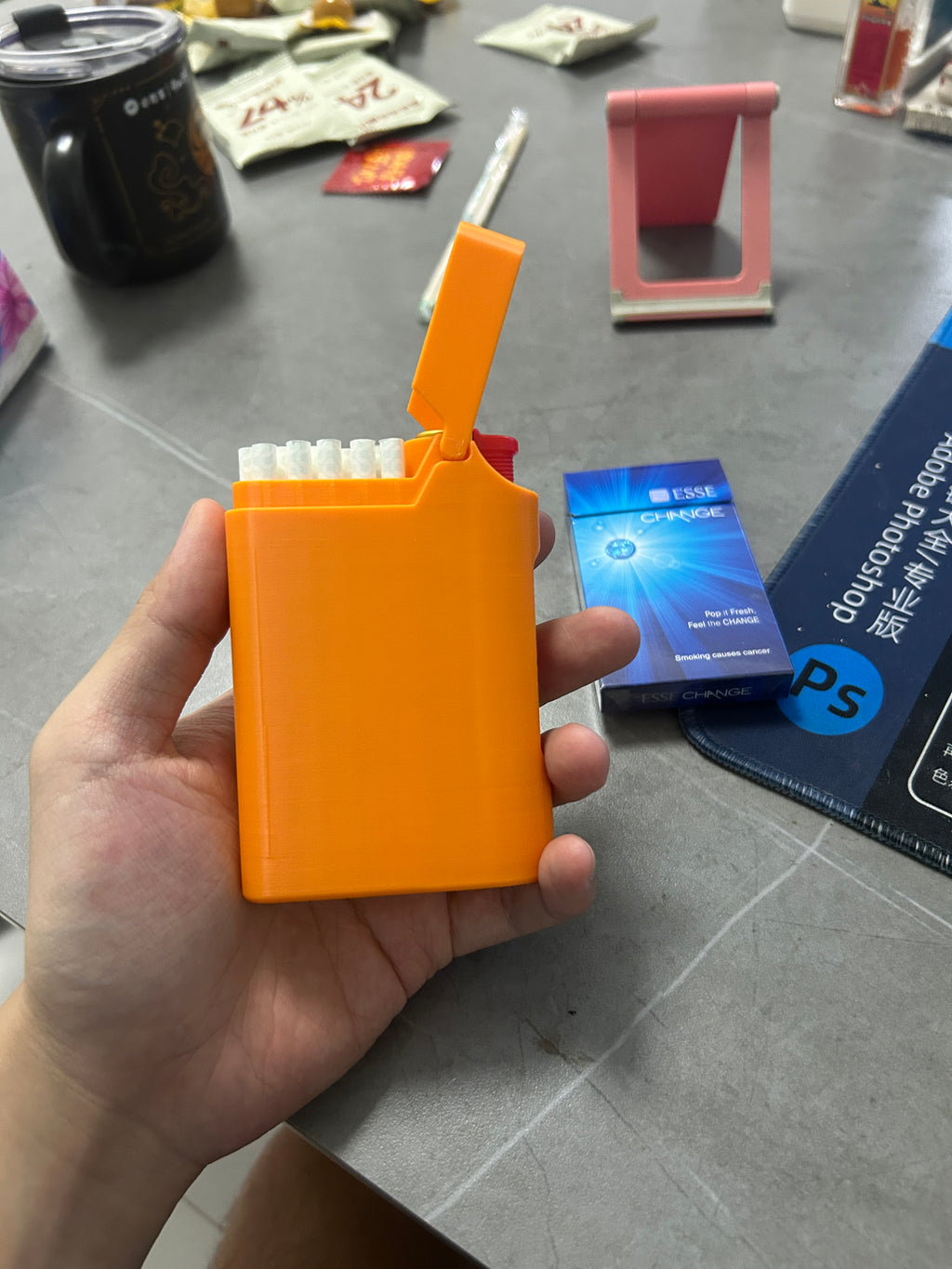 细支香烟盒