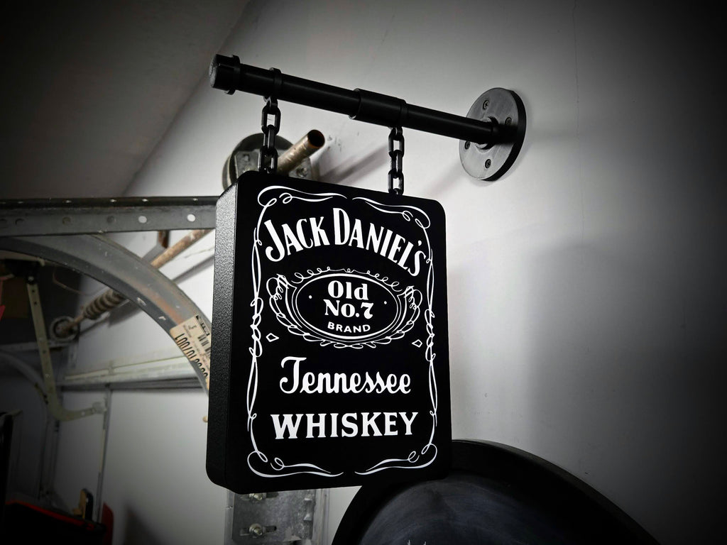 JACK DANIELS ~ 2-Sided Hanging Pub Style Lightbox