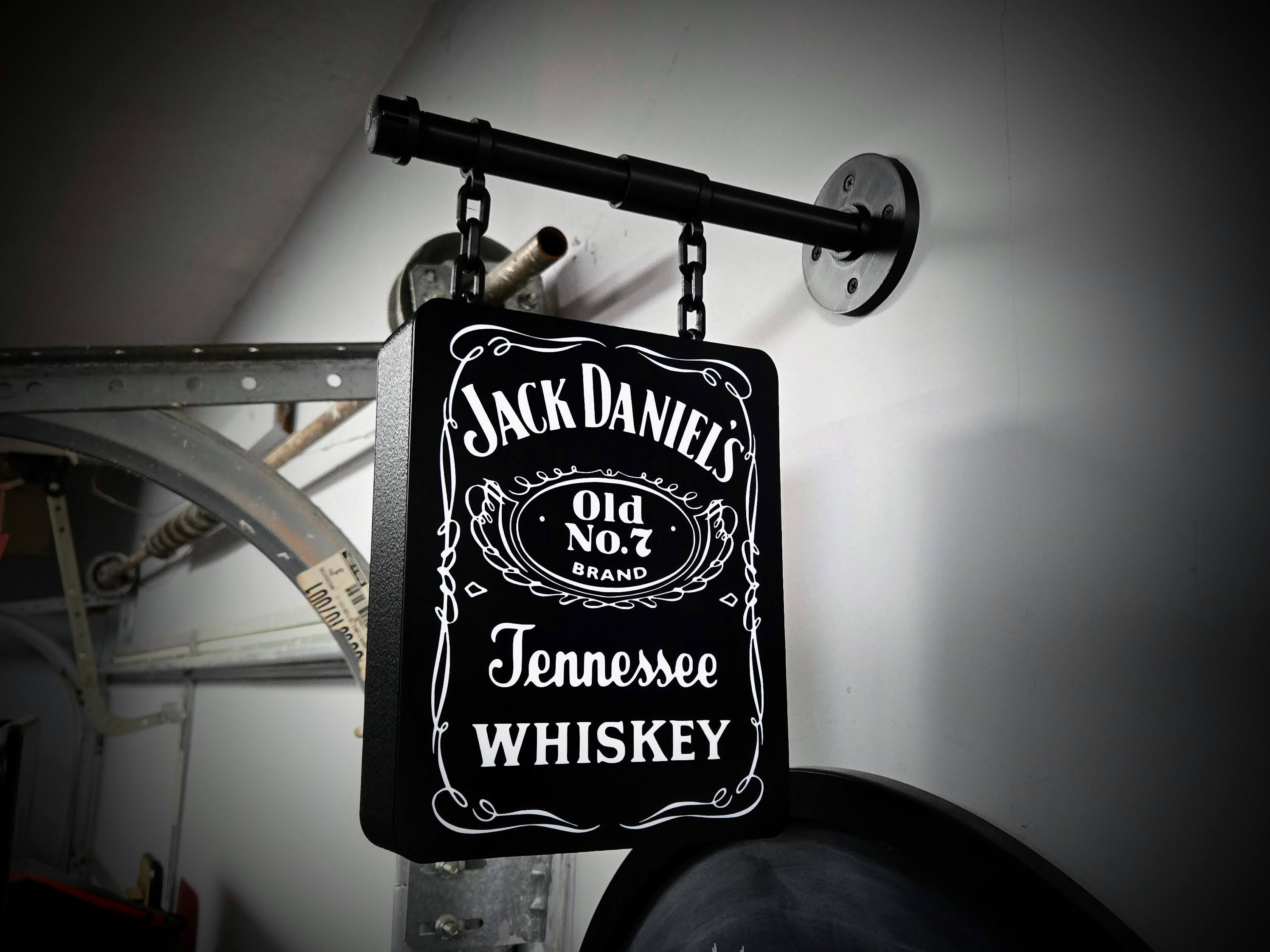 JACK DANIELS ~ 2-Sided Hanging Pub Style Lightbox