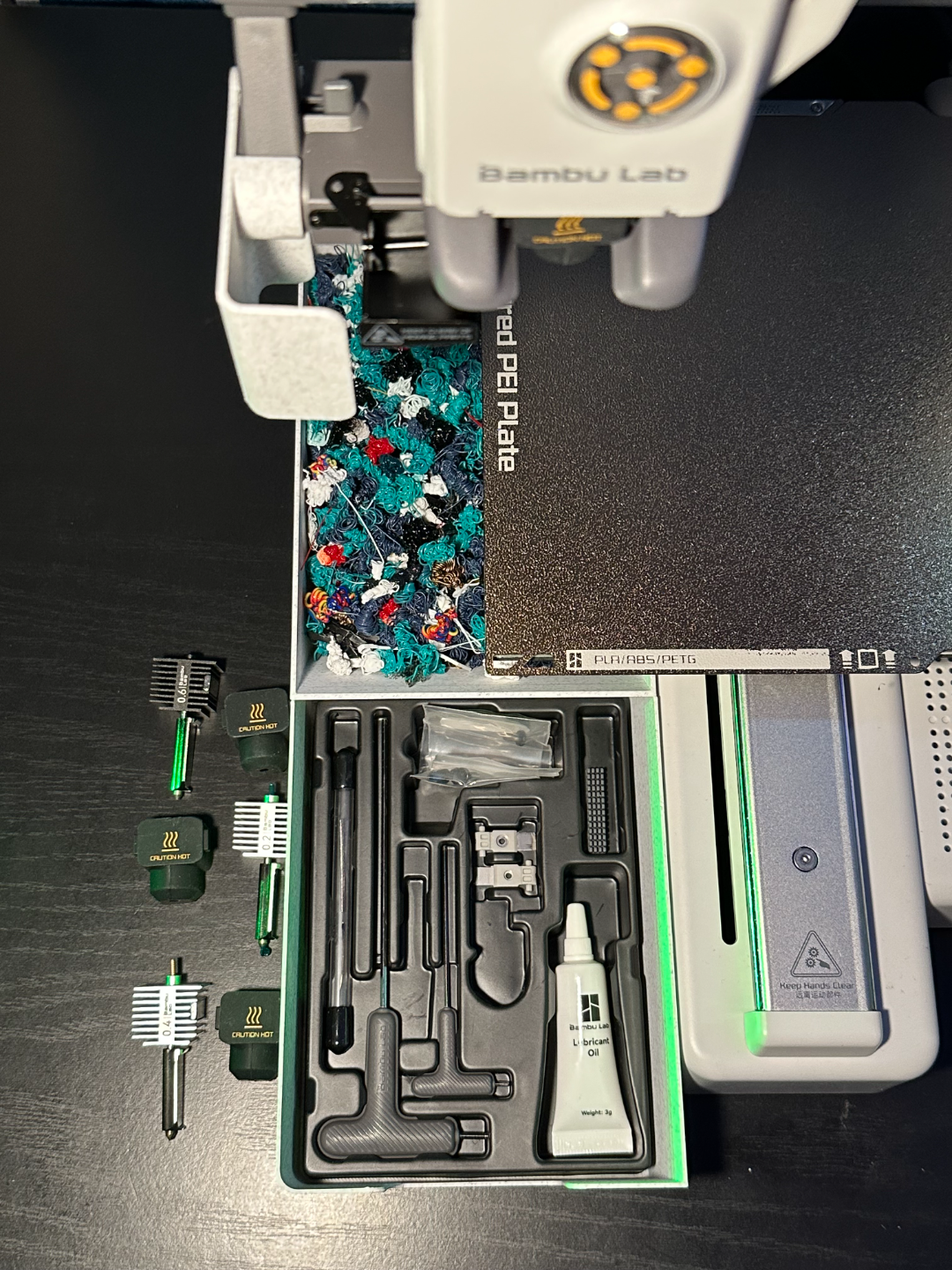 Poop Catcher with Tool Storage for A1 mini