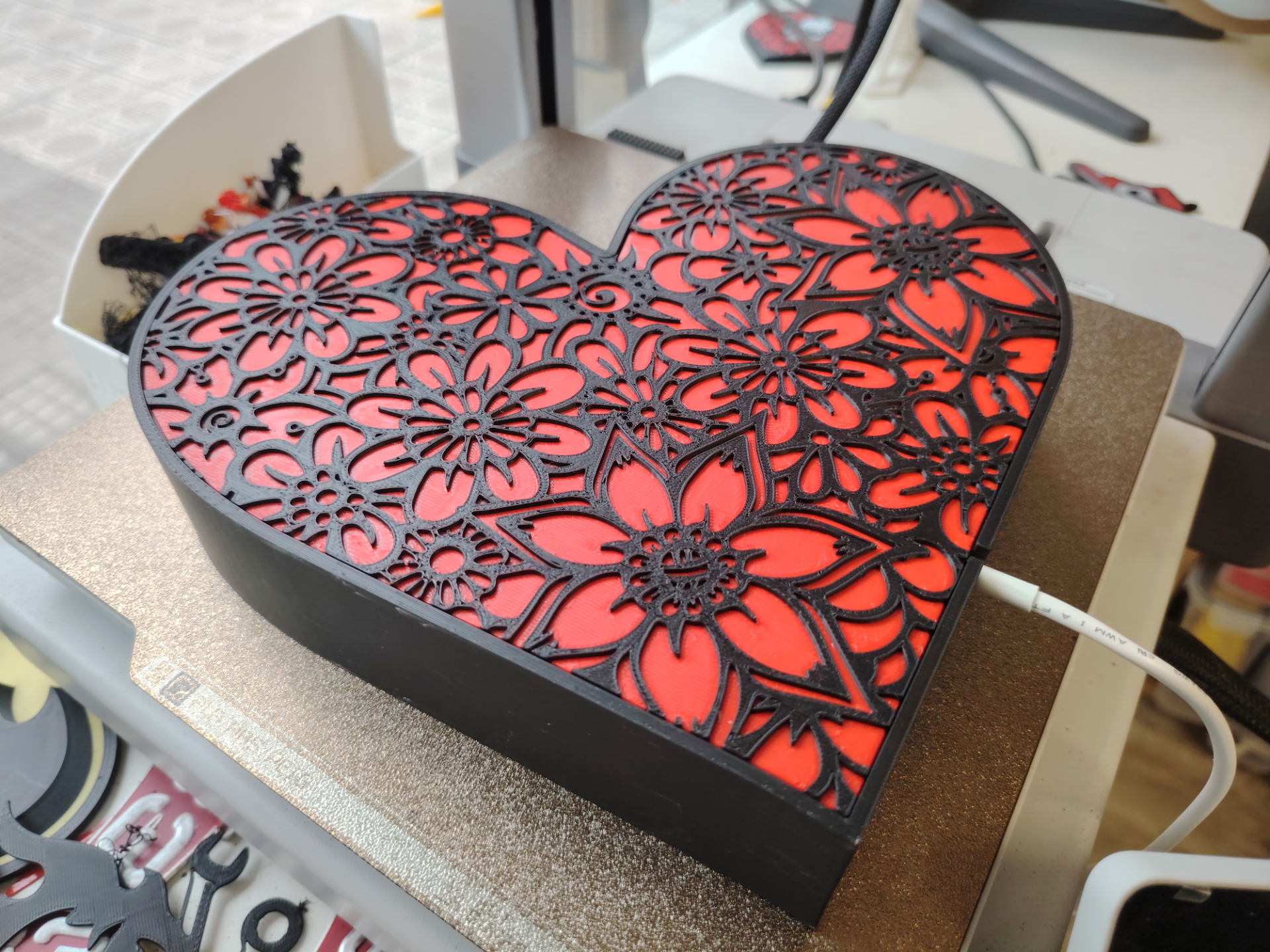Lampada cuore San Valentino Terni