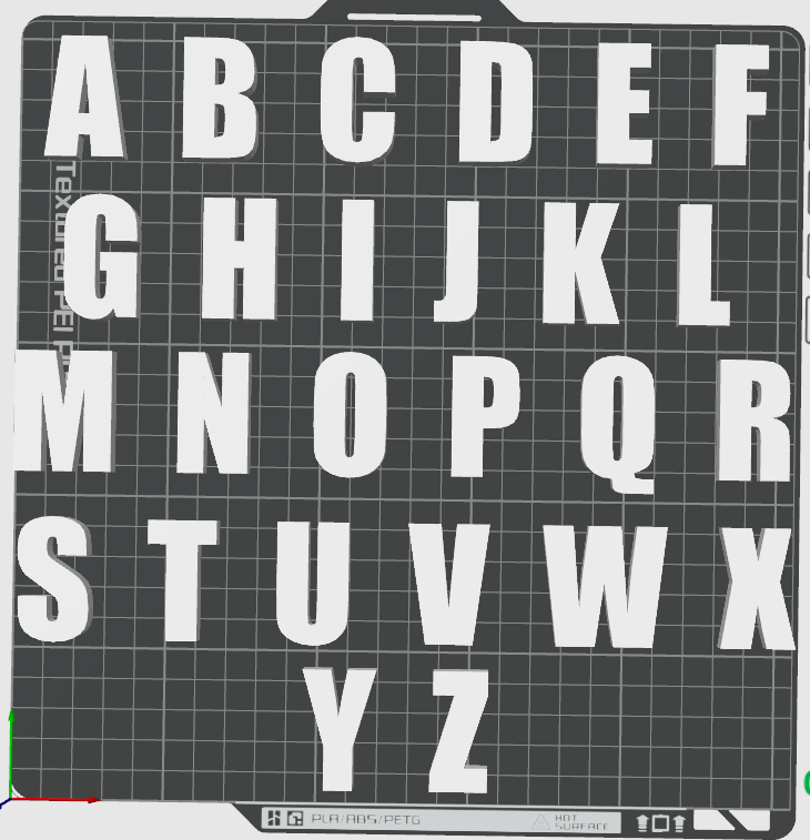 Alphabet Style -Impact-