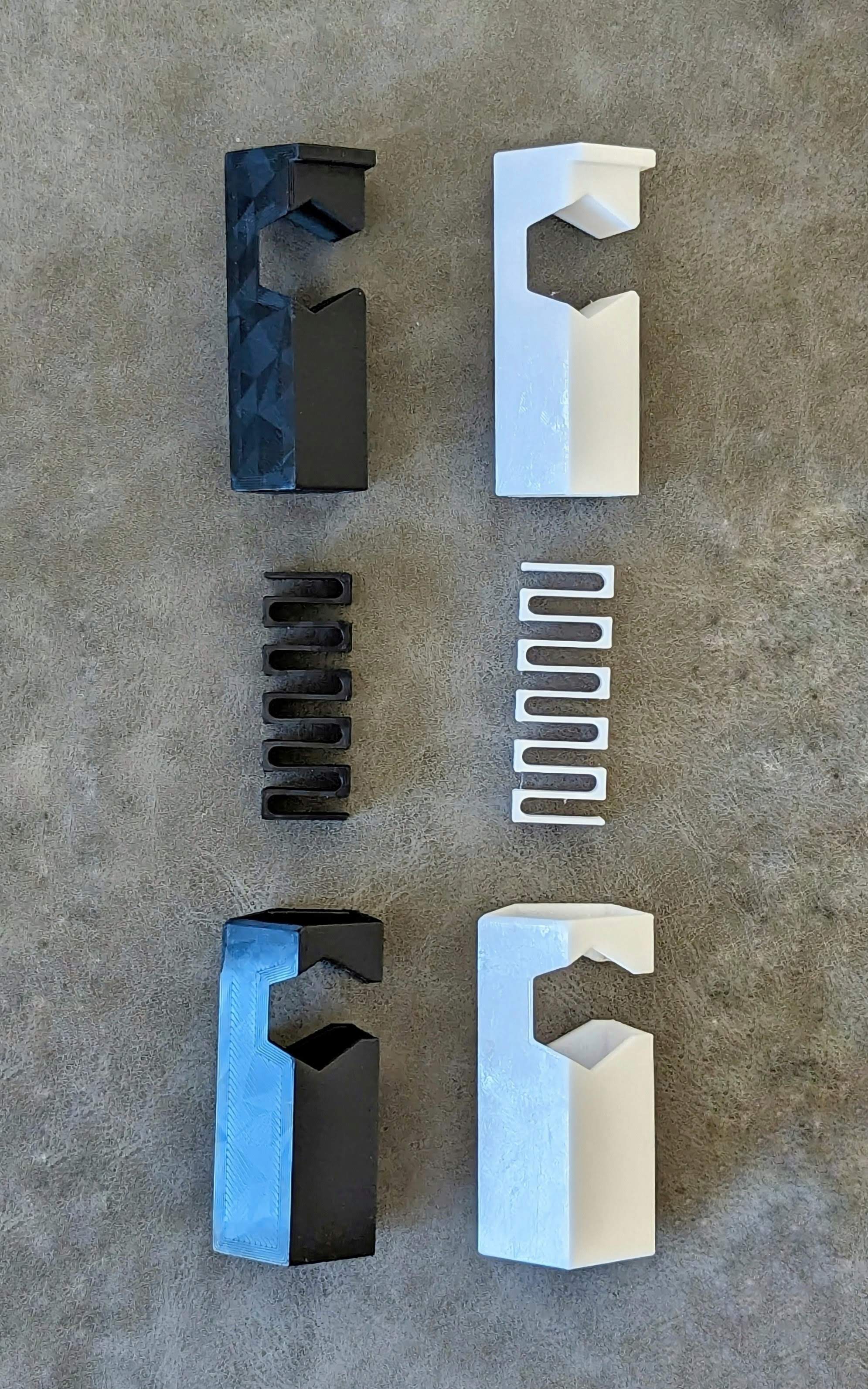 Bag clip - No supports needed "Polygonal" version