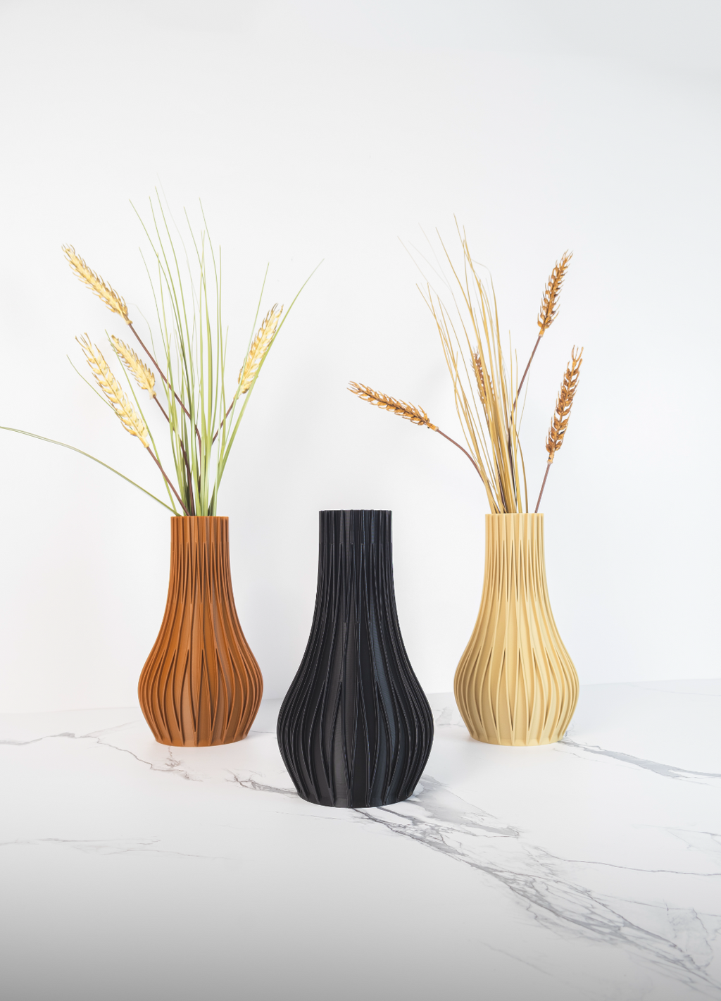 Dried Flower Vase | Round Flower Holder Home Décor