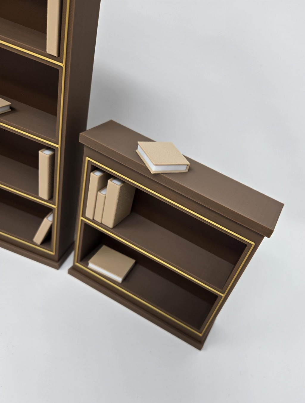 Miniature Bookcase Set