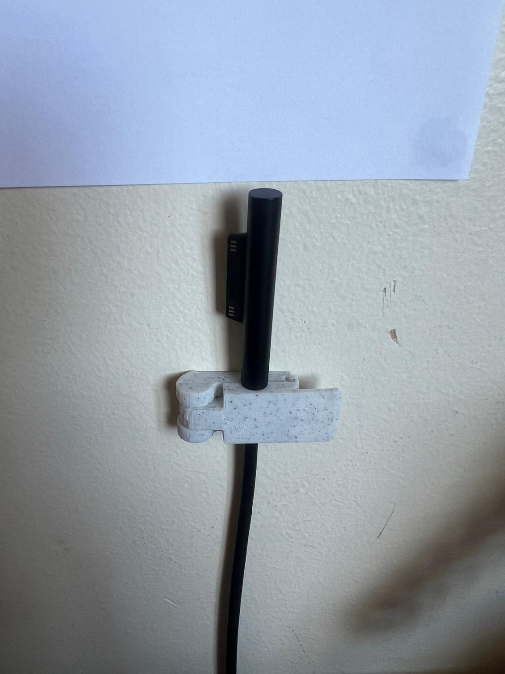 Print in place cable clip
